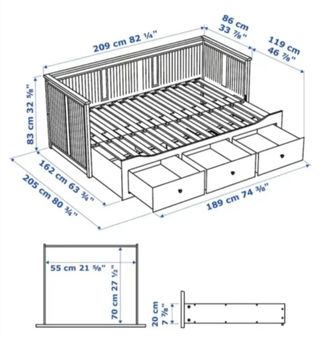 Cama Hemnes diván