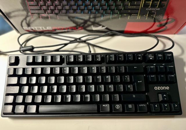 Teclado para jogos Ozone Battle Total - Como Novo