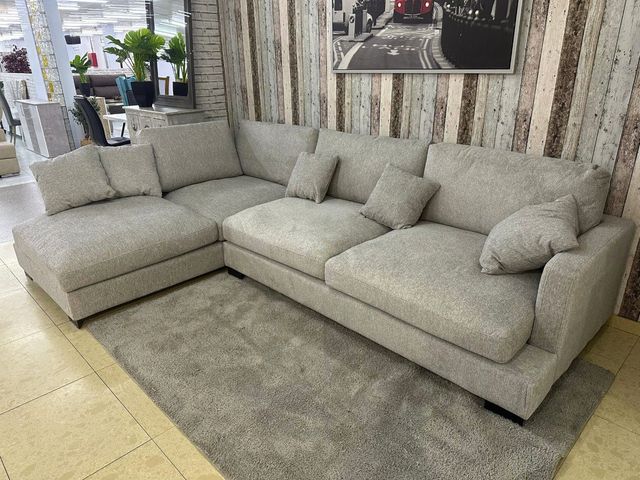 Sofá chaise longue 3 plazas nuevo - paga en casa!