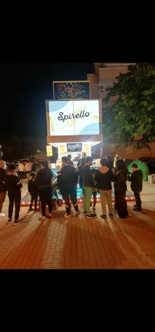 Remolque o stand de feria