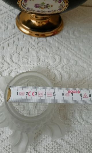 Paralume in vetro antico