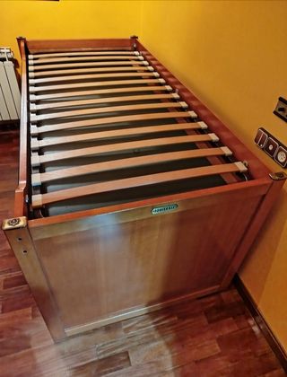 Cama alta madera de pino