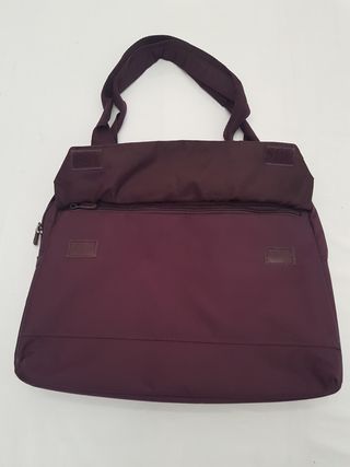 Bolso maletín burdeos portátil 14" tablets 10,1"