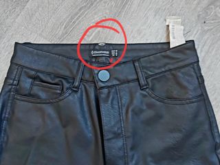 Pantalón  imitación  cuero