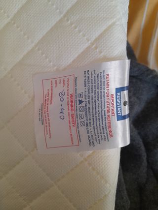 Colchon de moises o mini cuna