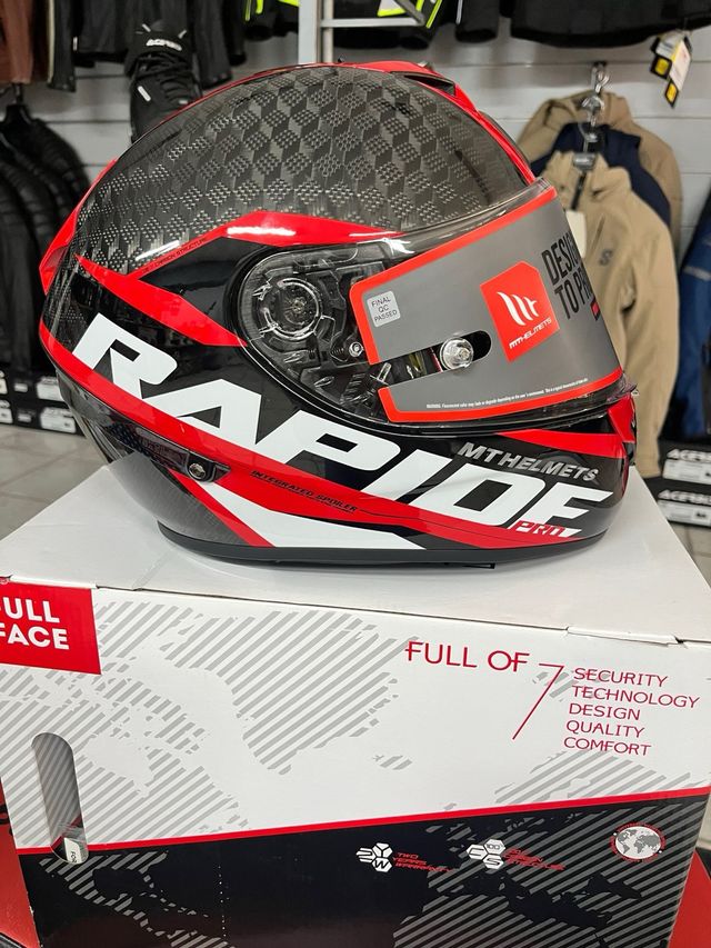 casco integrale in carbonio mt helmet