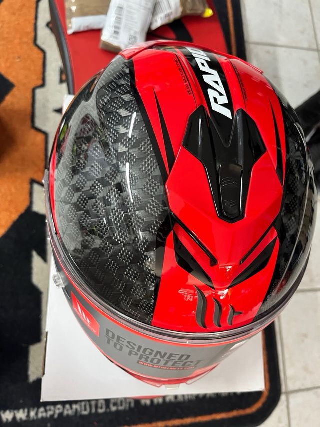 casco integrale in carbonio mt helmet