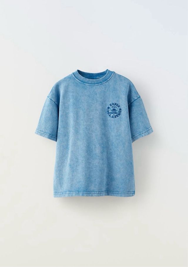 camiseta efecto lavado niño 13-14 años