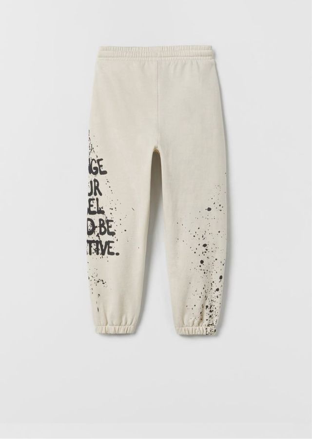 pantalón de felpa niño 13-14 años zara