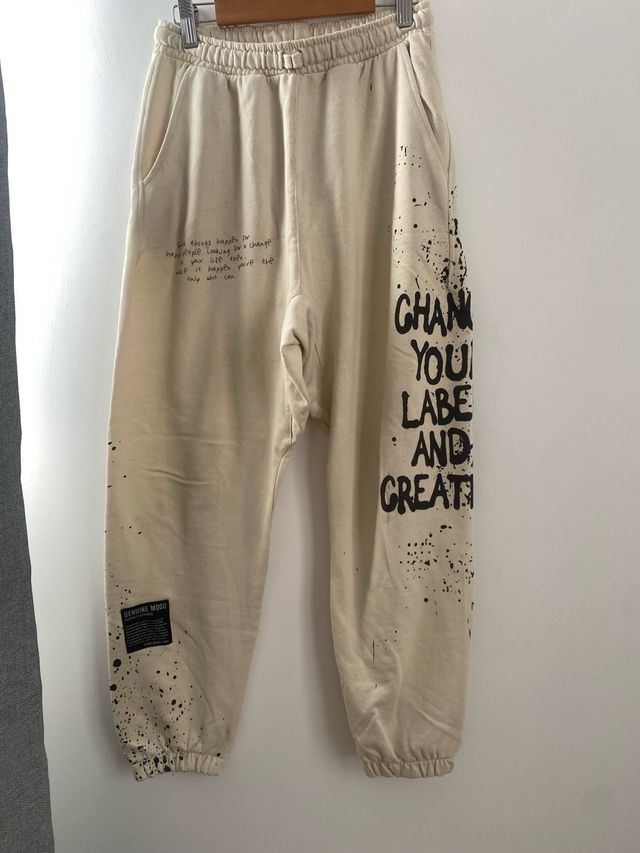 pantalón de felpa niño 13-14 años zara