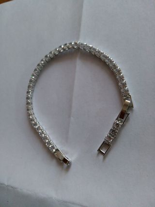 P232 bracciale tennis uomo acciaio inox