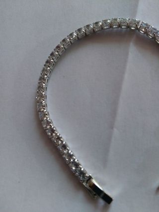 P232 bracciale tennis uomo acciaio inox