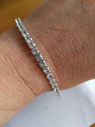 P232 bracciale tennis uomo acciaio inox