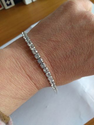 P232 bracciale tennis uomo acciaio inox