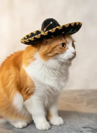 Sombrero Mexicano para Mascotas
