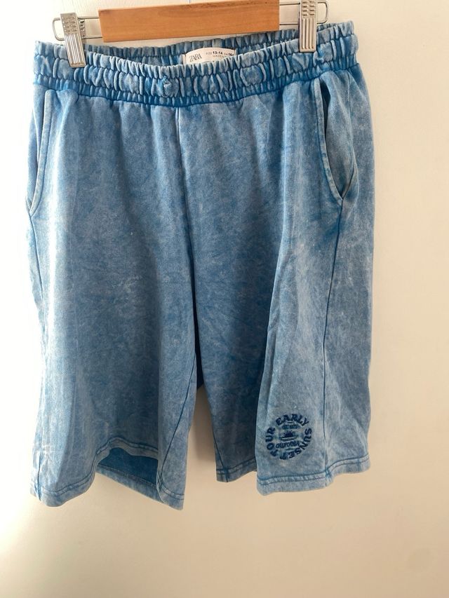 bermudas de felpa 13-14 años niño zara