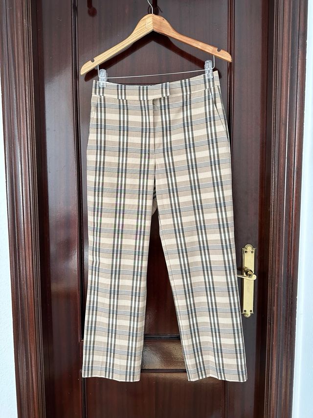 Pantalon de vestir de cuadros