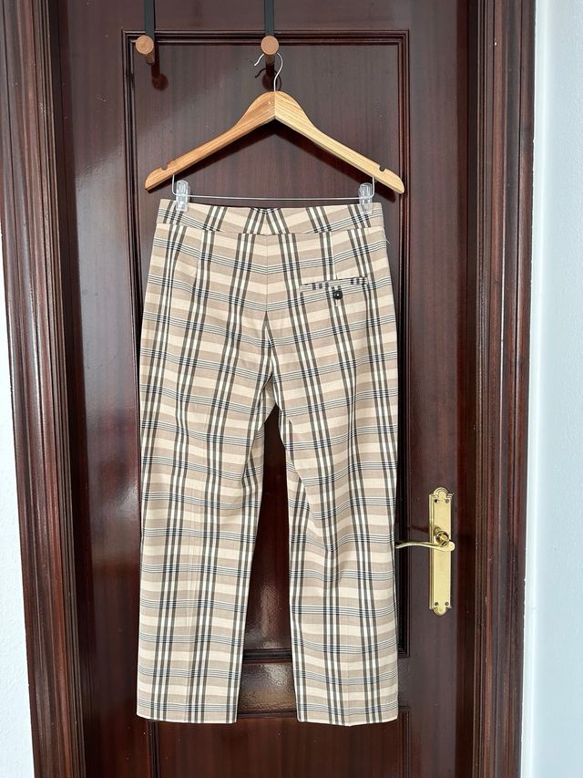 Pantalon de vestir de cuadros
