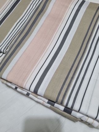 Copripiumino matrimoniale righe e federe