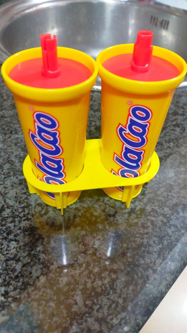 Vasos para hacer helados de Colacao