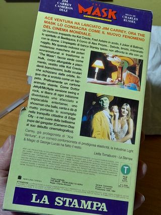VIDEOCASSETTA VHS FILM THE MASK