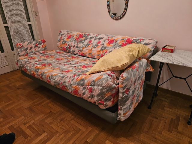 Divano letto 1 piazza+testata recl