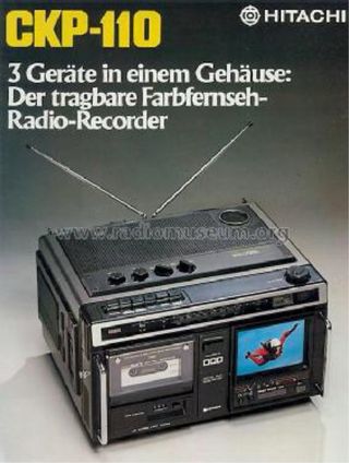 Radio cassette hitachi CKP110