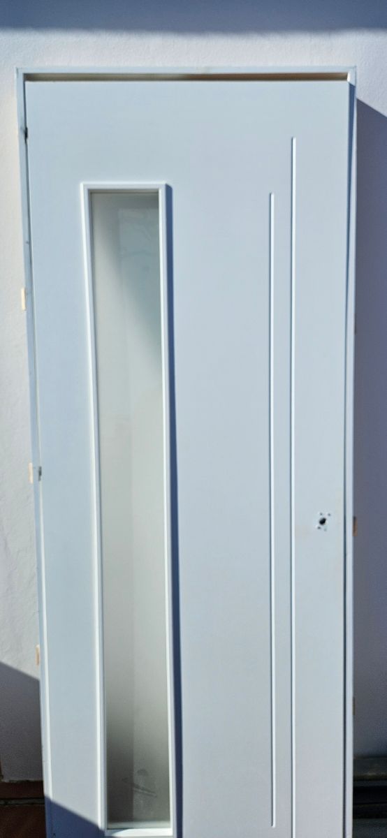 Puerta de paso 72,5 cm, LACADA BLANCO