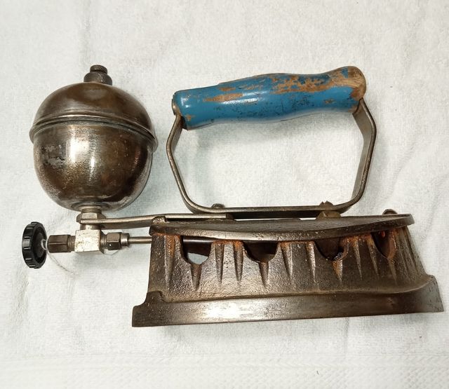 Plancha a Gasolina, Completa.Hierro.Deco