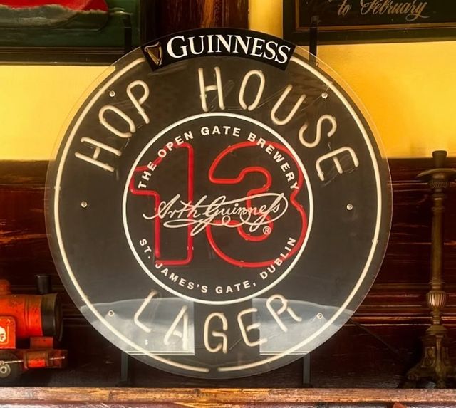 SINAL DE NÉON ILUMINADO DO GUINNESS DE 80CM