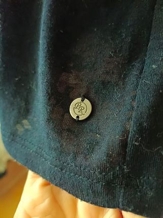 Camiseta con encaje azul  Punto Roma