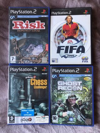 4 videojuegos ps2
