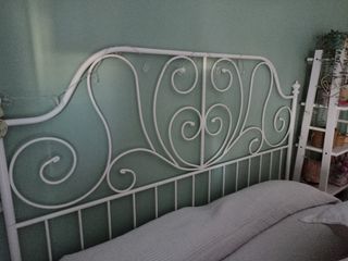 Cabecero forja blanco
