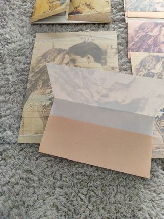 Sobre y cartas años 90