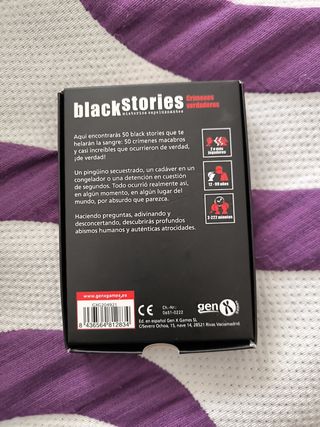 Black Stories crímenes verdaderos 