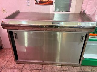 Expositor pescaderia sin frio