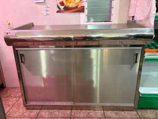 Expositor pescaderia sin frio