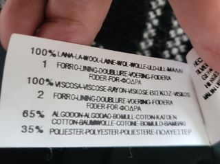 Abrigo Massimo Dutty lana 100%