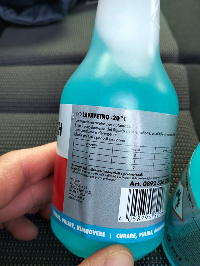 Liquido Lavavetri per auto wurth