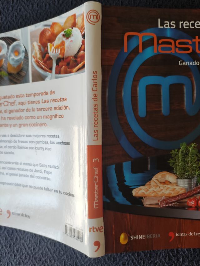 Las recetas de Carlos. MasterChef: Ganador tercera temporada