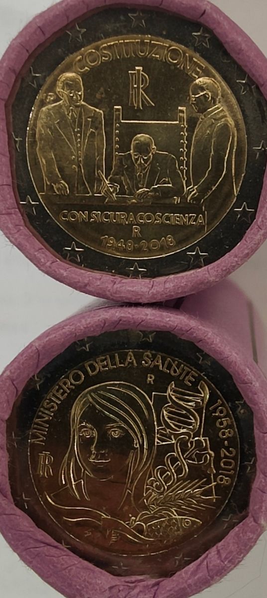 Monedas de 2€ ITALIA 🇮🇹 2018 S/C
