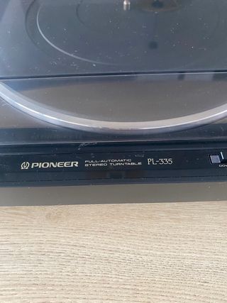 Tocadiscos plato vinilo Pionner PL335
