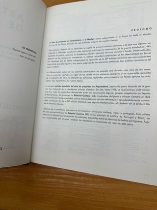 Libro Arte de Proyectar en Arquitectura de Neufert