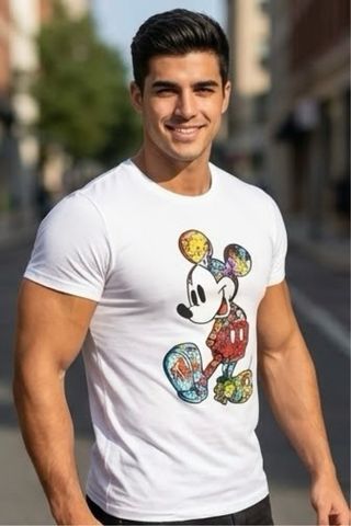 Camiseta hombre personajes Disney