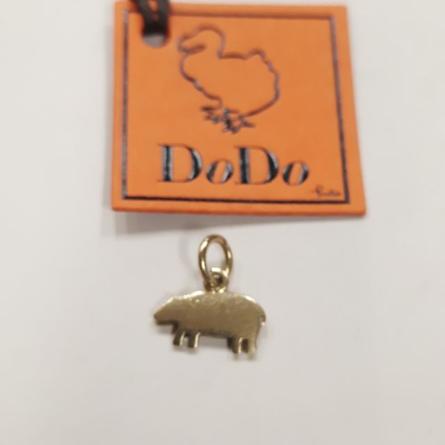 Dodo Ippopotamo oro giallo 18kt grammo 1,1