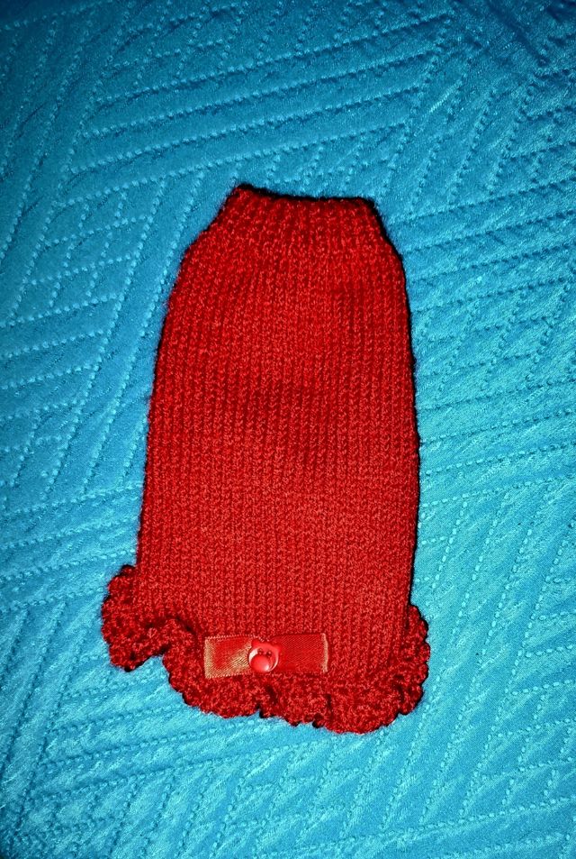 Vestito cane Cappuccetto Rosso Tg XS