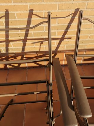 Sillas Aluminio Marron Plegable
