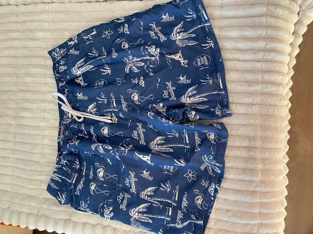 Bañador chico azul estampado t/XL Springfield