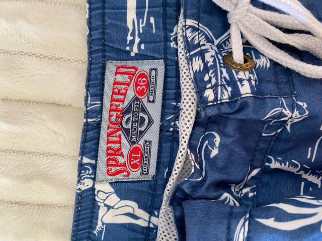 Bañador chico azul estampado t/XL Springfield