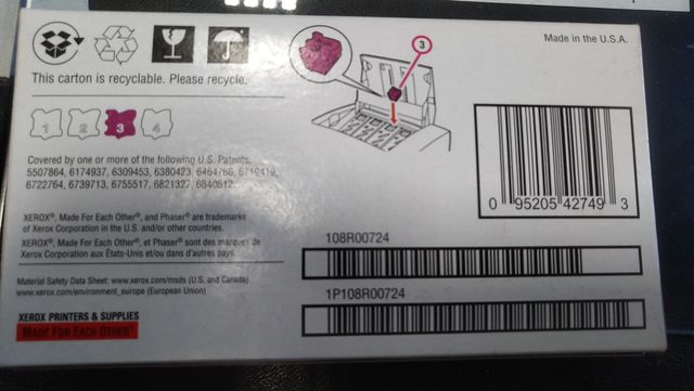 Cartuccia per stampante XEROS PHASER 8560/8560MFC